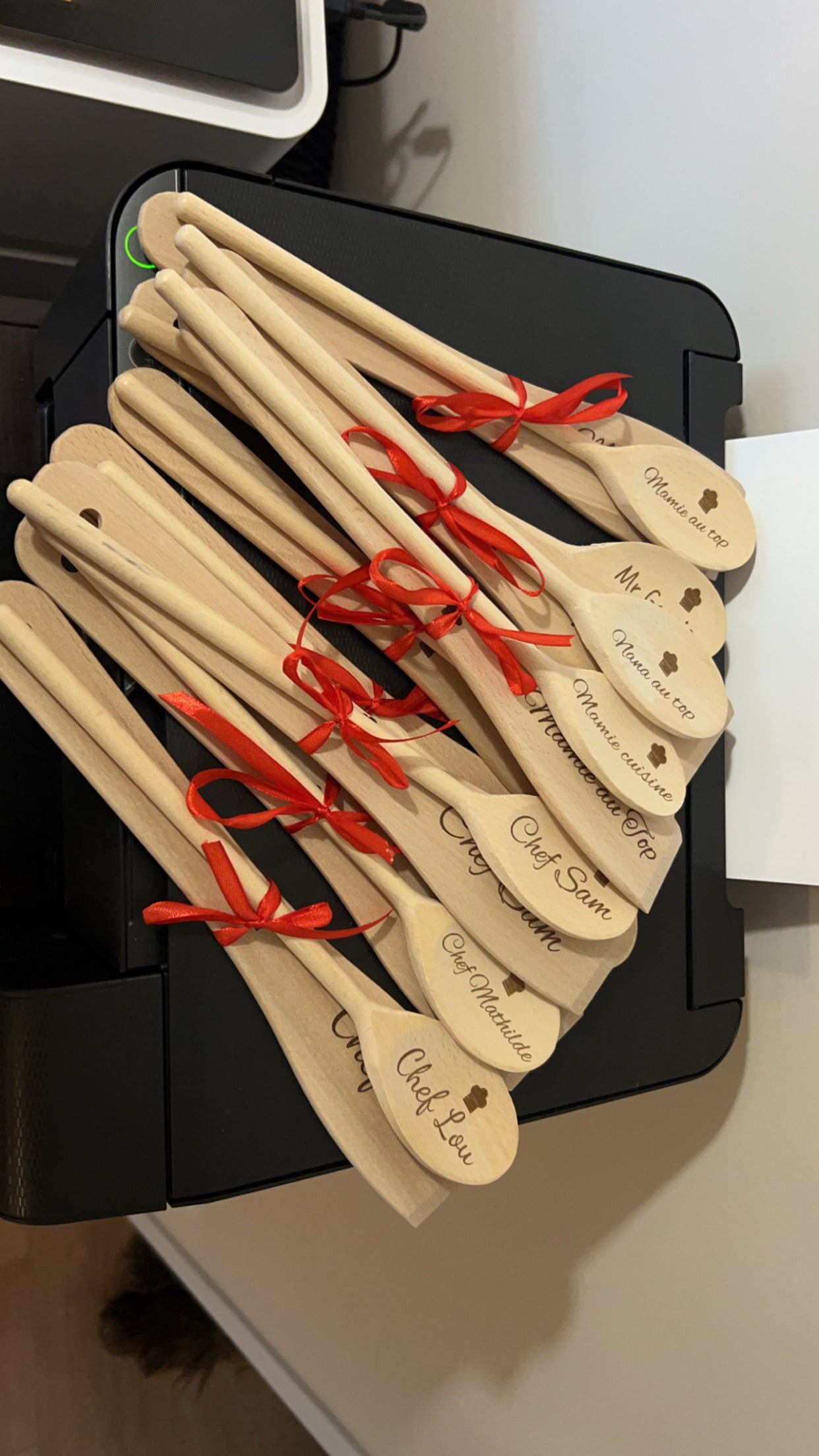 Cuillère en bois personnalisable
