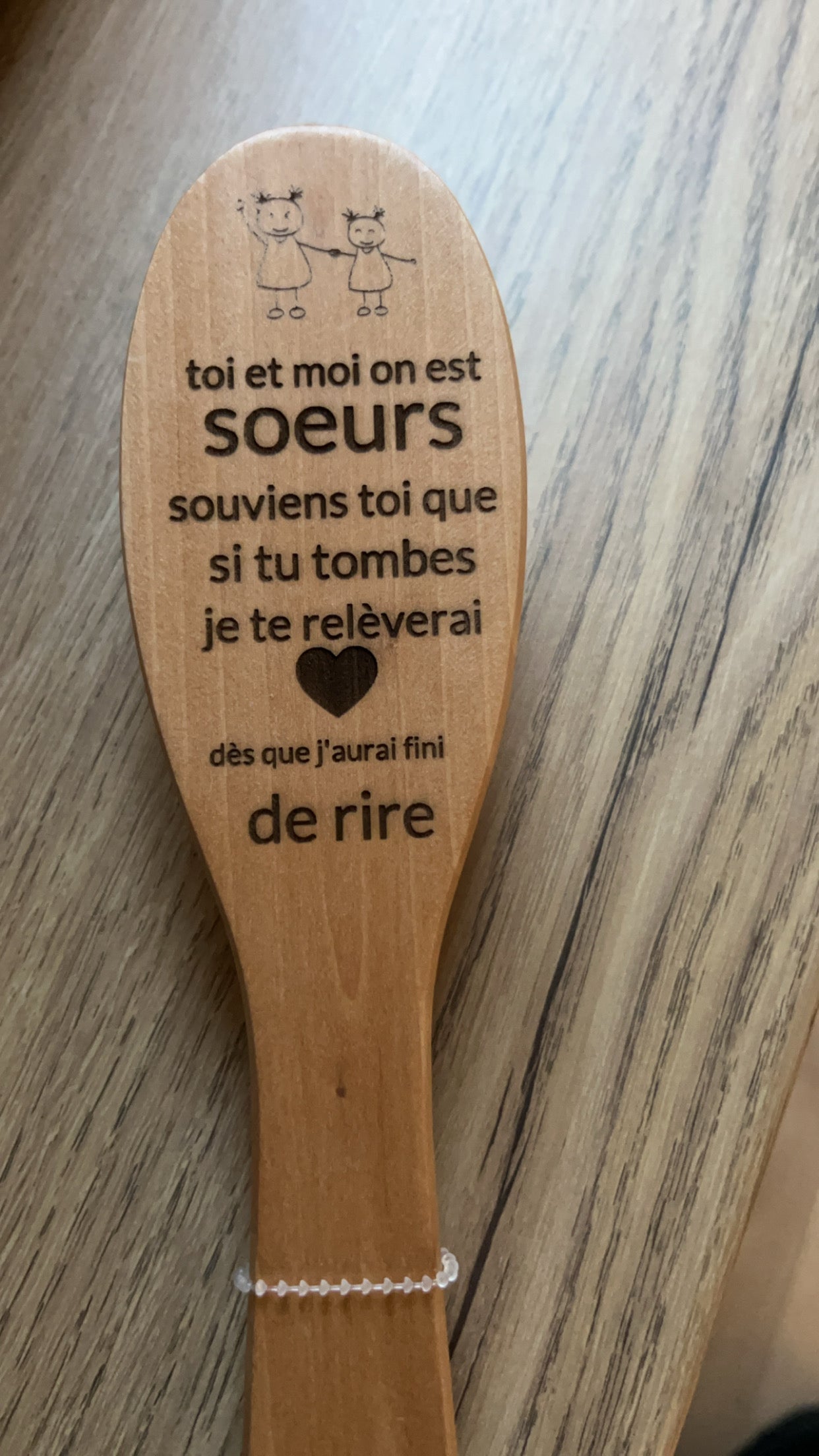 Brosse à cheveux personnalisable
