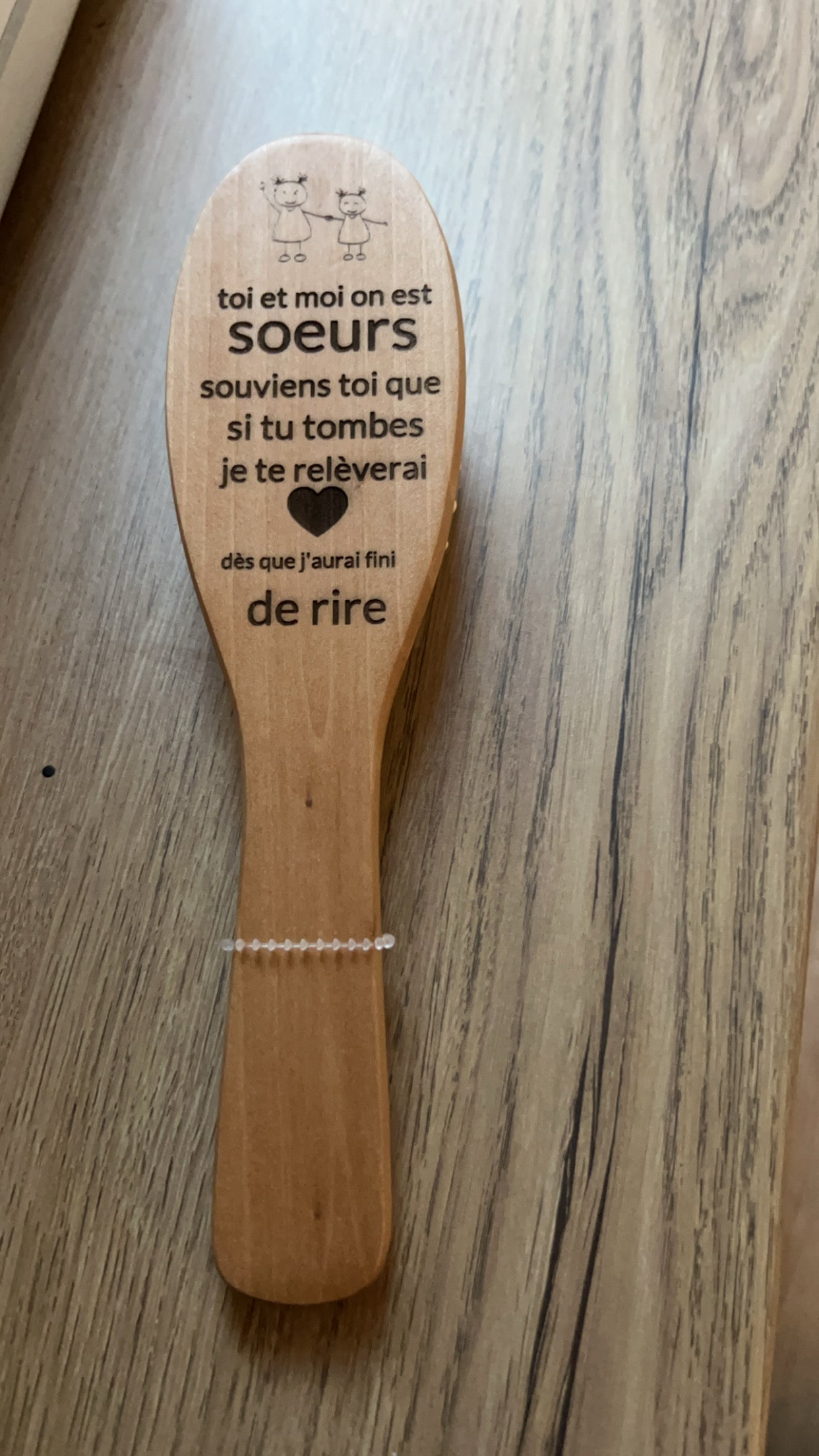 Brosse à cheveux personnalisable