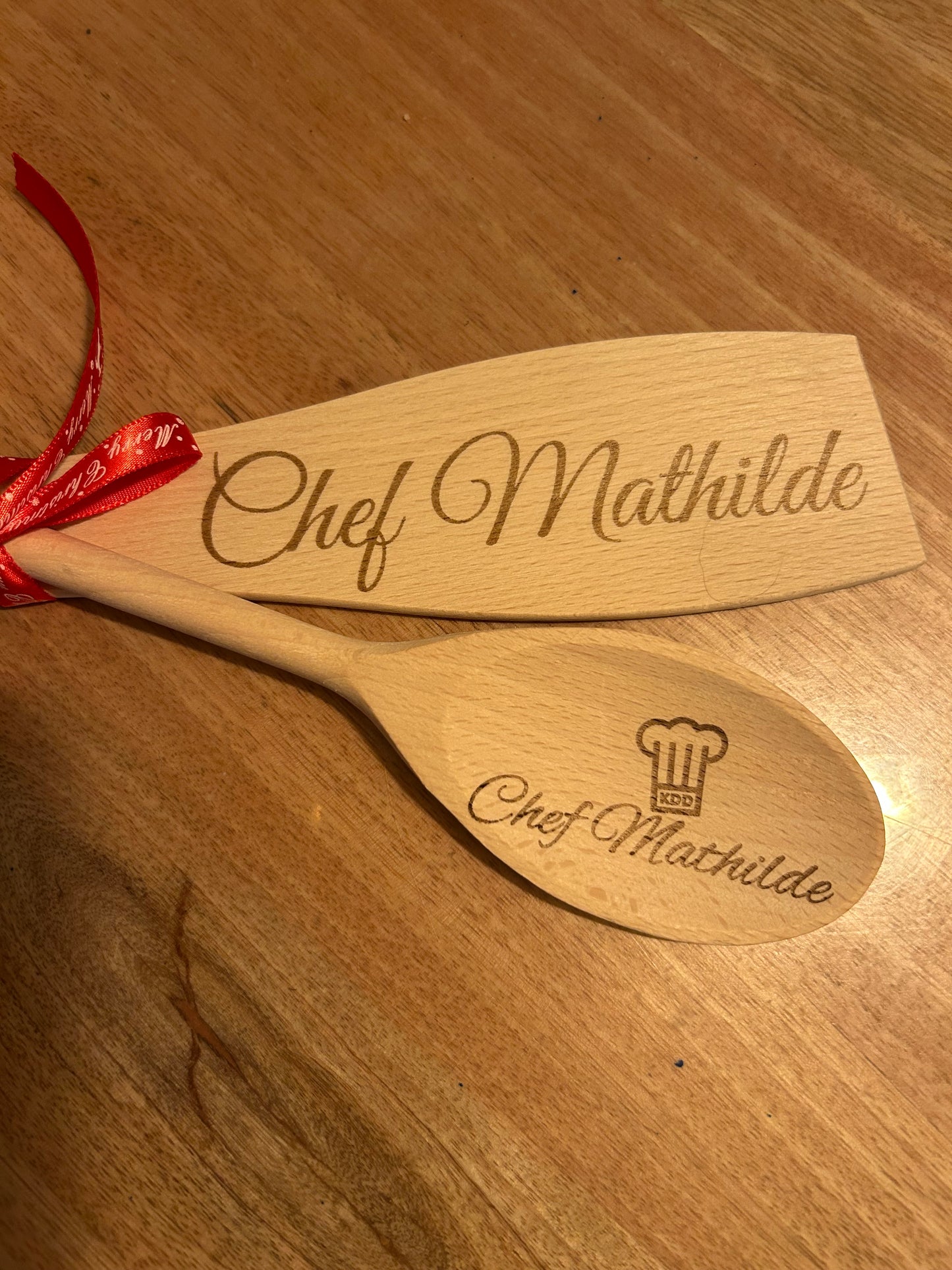 Cuillère en bois personnalisable