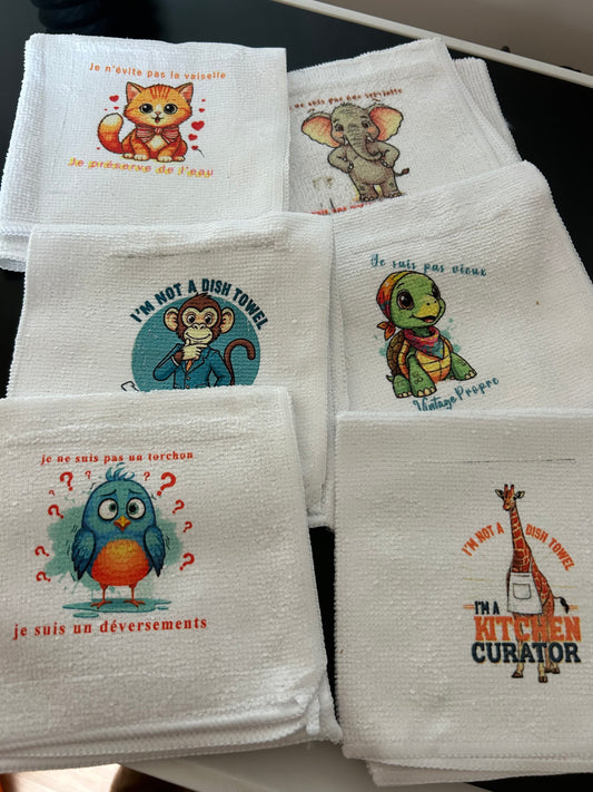 Lot de 6 serviettes de table