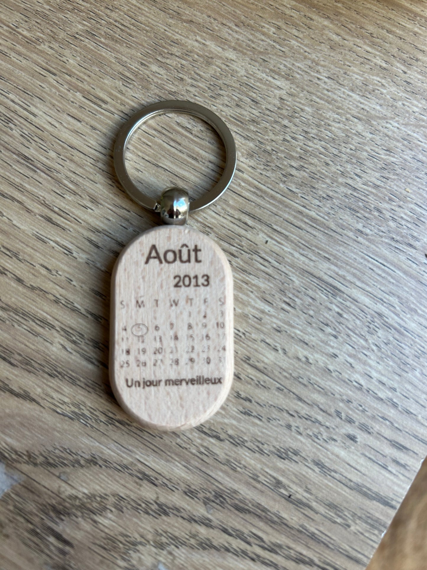 Porte clefs en bois