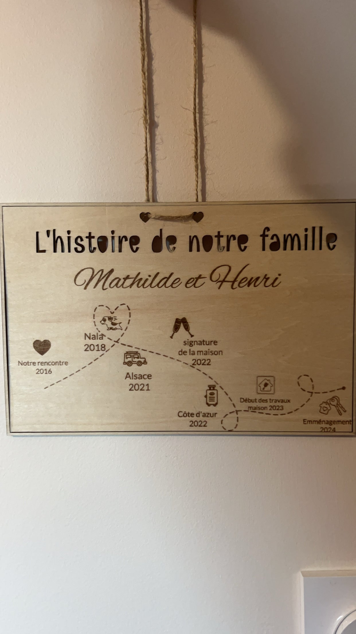L histoire de notre famille