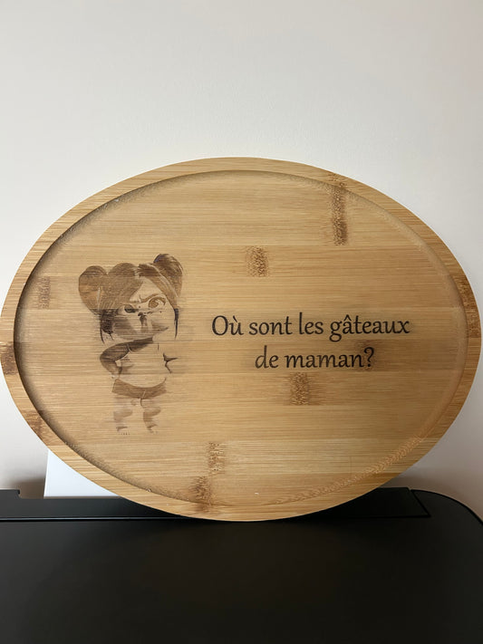 Plateau a gâteaux en bois